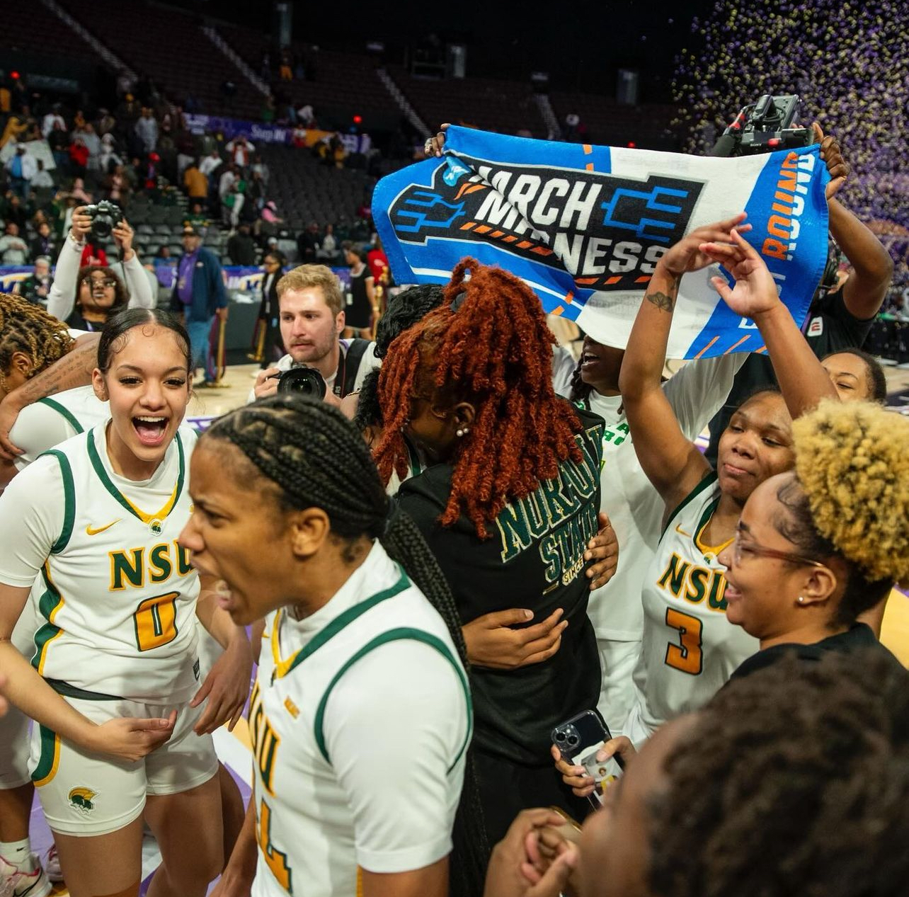 Howard & Norfolk State 2024 MEAC Basketball Champions