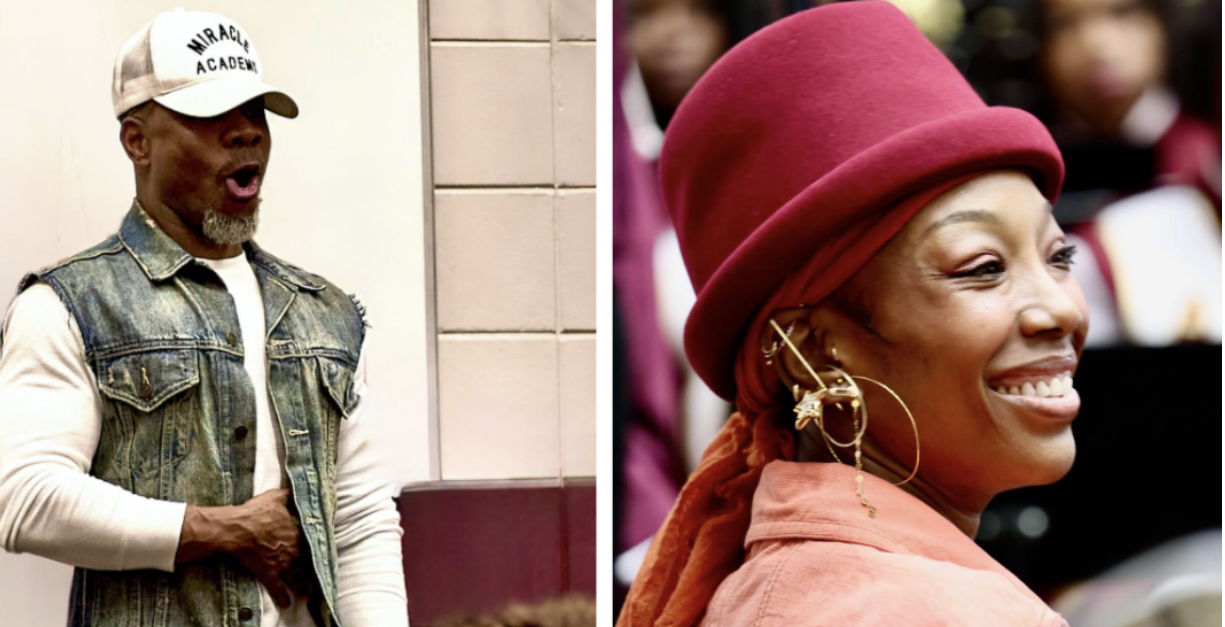 Brandy and Kirk Franklin Welcomed by Alabama A&M’s Marching Maroon and White Band With Special Performances